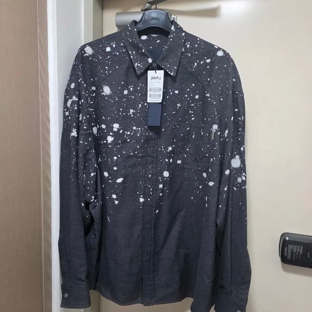 준지 25fw 페인트 스프레드 오버핏 셔츠 48사이즈 판매