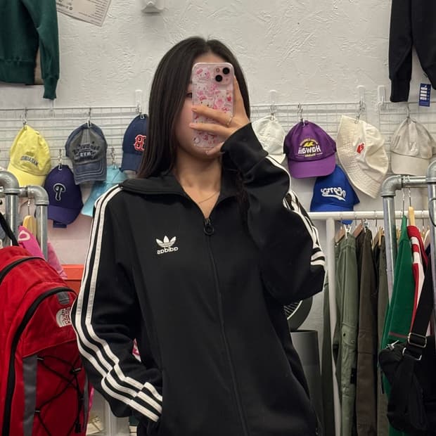 아디다스 유로파 블랙 트랙탑 져지 L