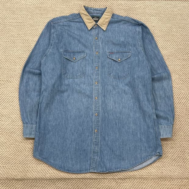 울리치 워크 데님 셔츠 r3354