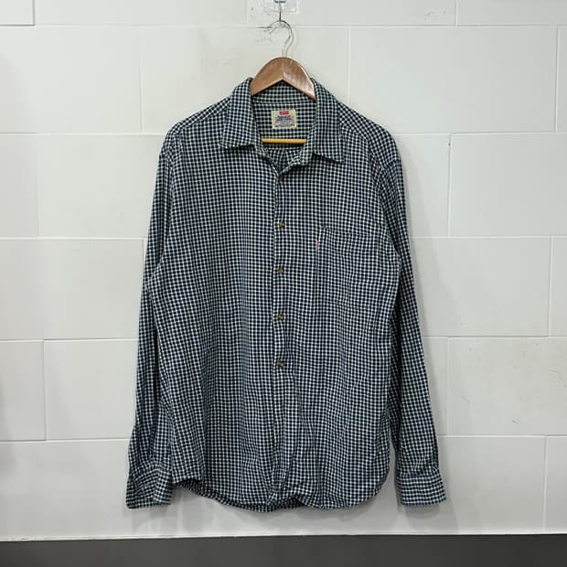 리바이스체크셔츠XL