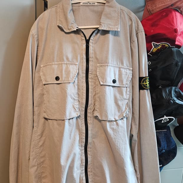 스톤아일랜드 올드이펙트 오버셔츠 L