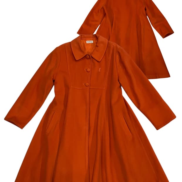 입생로랑 오렌지 코트 XS