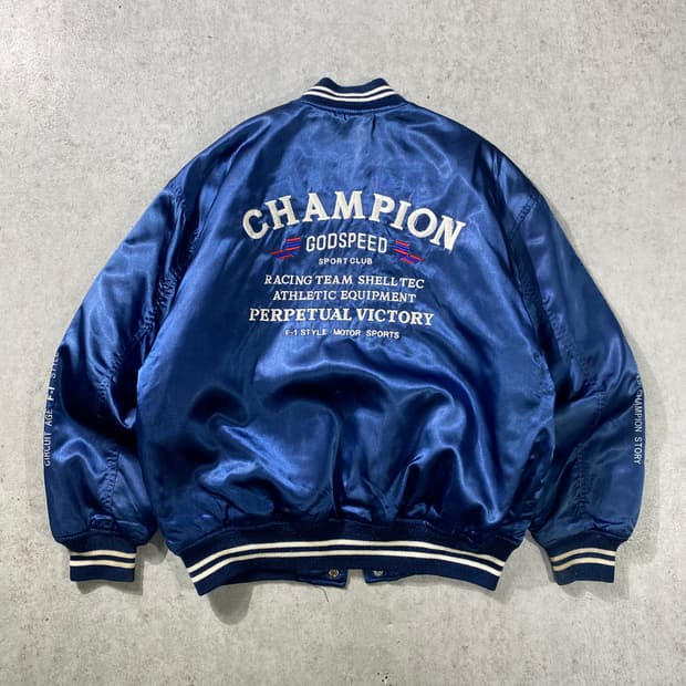 [XL] 90s God Speed 갓 스피드 챔피온 레이싱 나일론 자켓