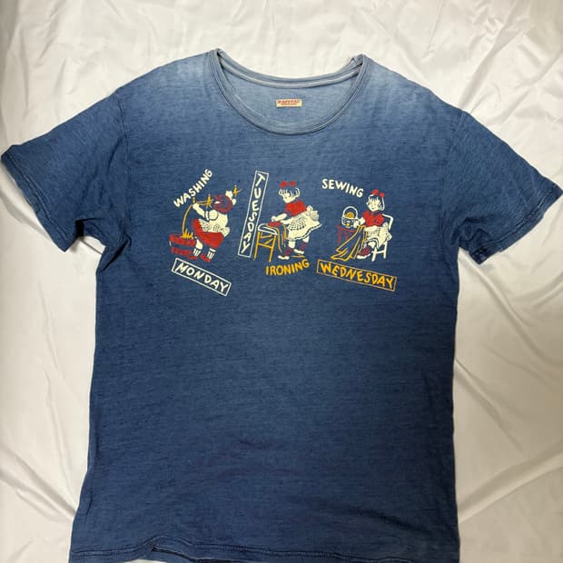 캐피탈 천축 반팔 티셔츠