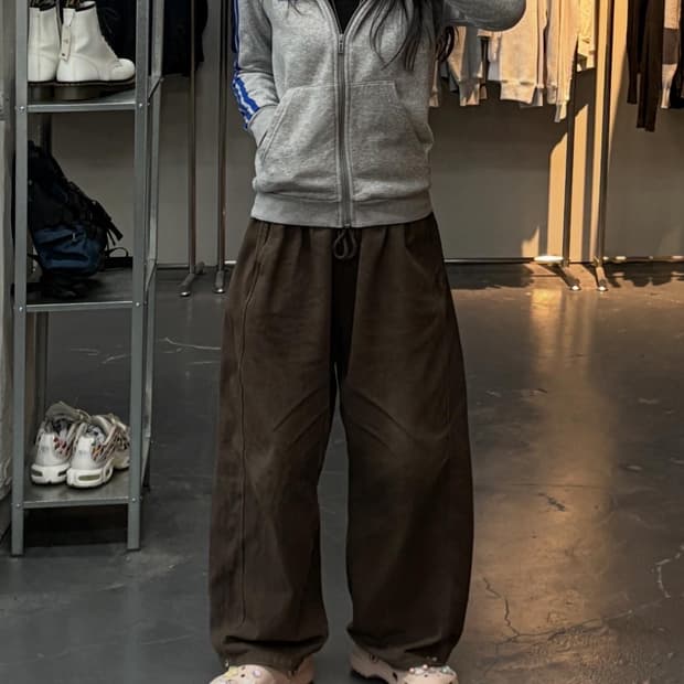 아디다스 에센셜 스트라이프 후드집업 A2448