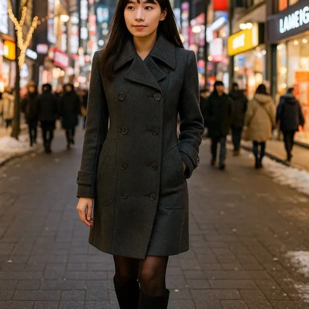 EUDON CHOI 유돈초이 울80 더블코트