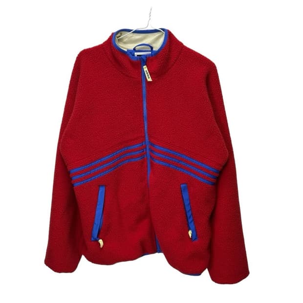 L] 아디다스 레드 후리스