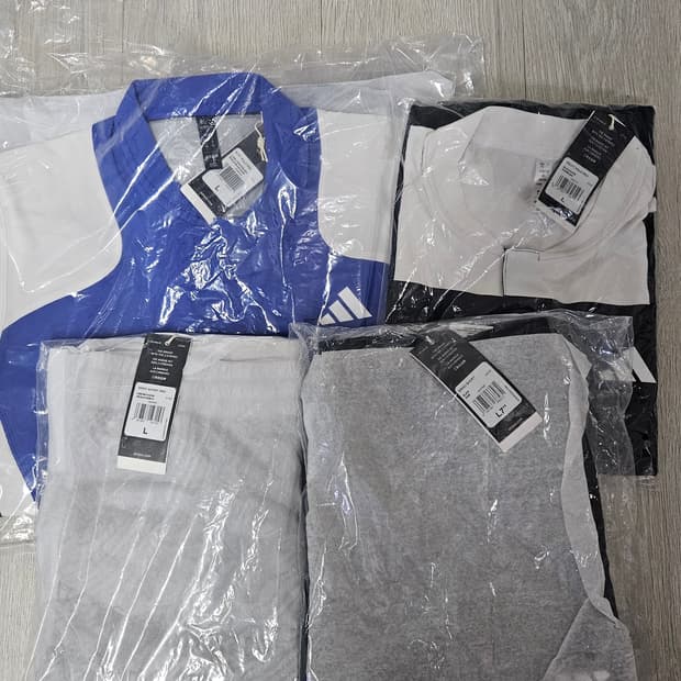 아디다스 남성 의류 4벌 새상품 L사이즈
