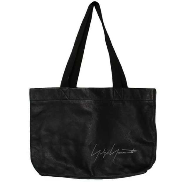 요지야마모토 카우레더 토트백