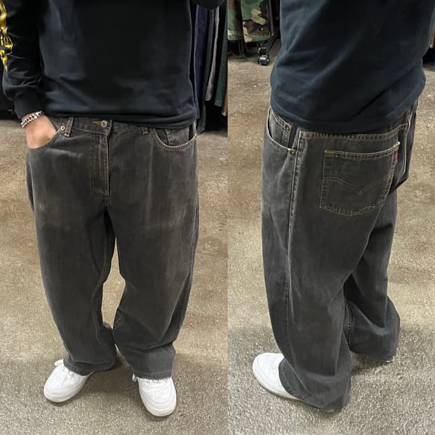 90s Levis528 루즈핏 데님 팬츠 (35”)