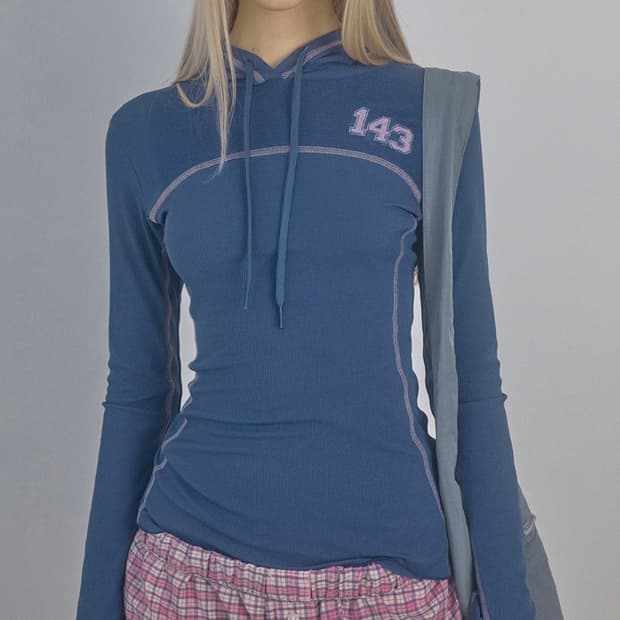 스컬프터 넘버링 후드티