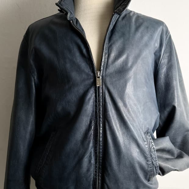  Torras Lambskin Leather Bomber Jacket