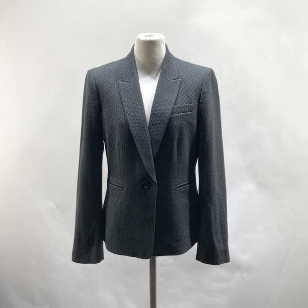 타하리 여성자켓 블레이저 땡땡이 블랙 95 