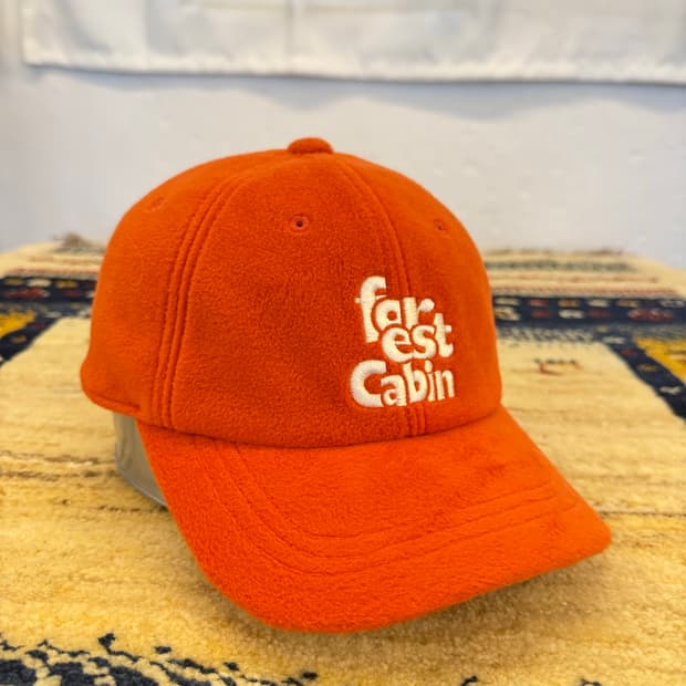 플리스 볼캡 오렌지
