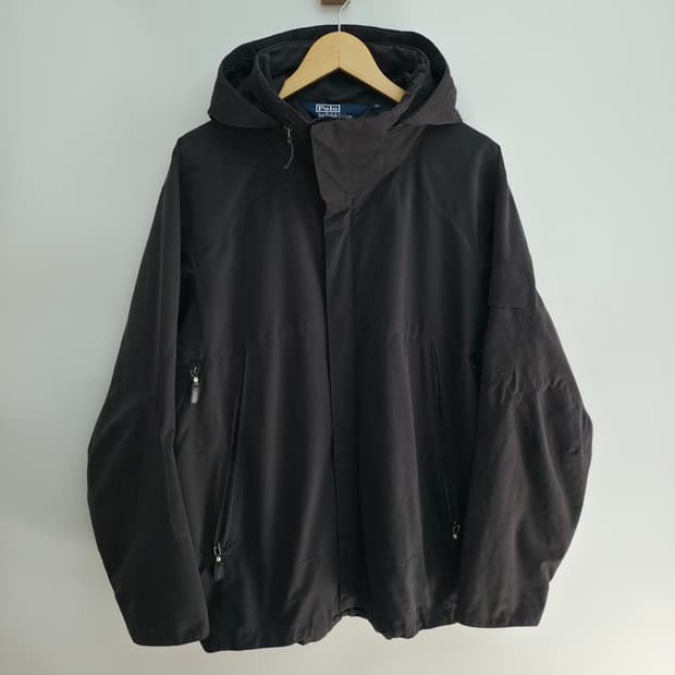 [XL] 폴로 랄프로렌 블랙 바람막이 자켓