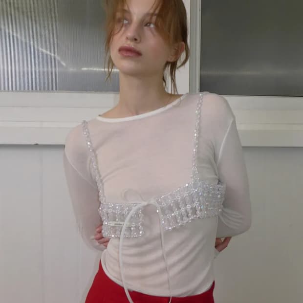 오버듀플레어 SOFT TENCEL SOLID T_IVORY