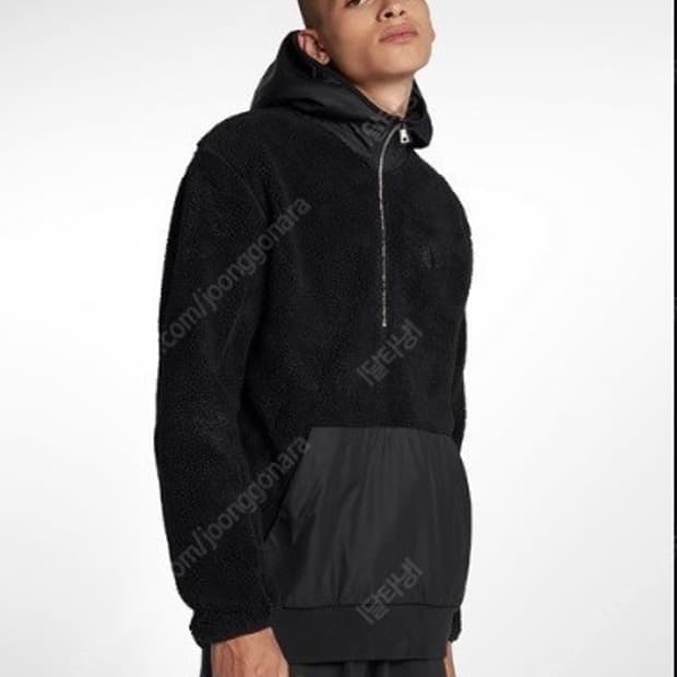 나이키랩 에센셜 쉐르파 하프집업 후리스 후드 L
