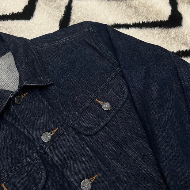 [L]A.P.C 데님 트러커 자켓/인디고