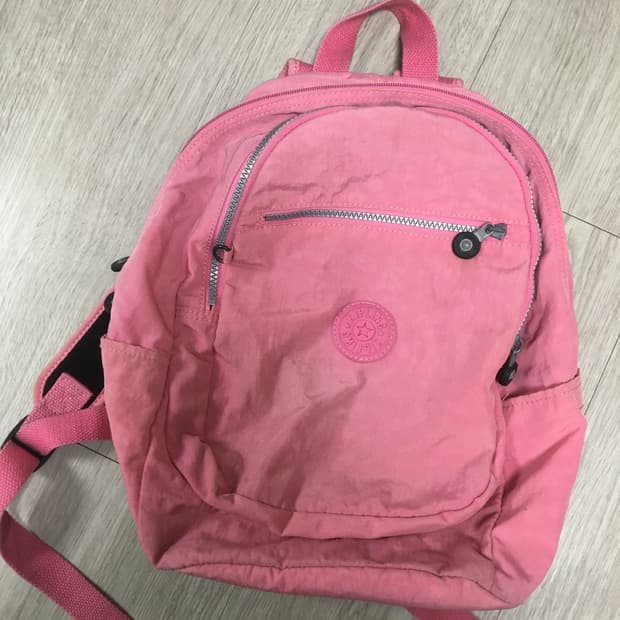 kipling babypink backpack 