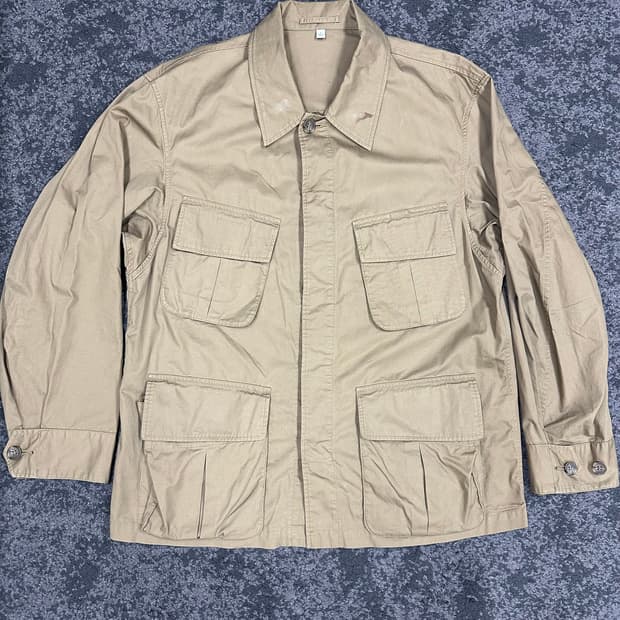 유니클로 U 퍼티그자켓 브라운 L