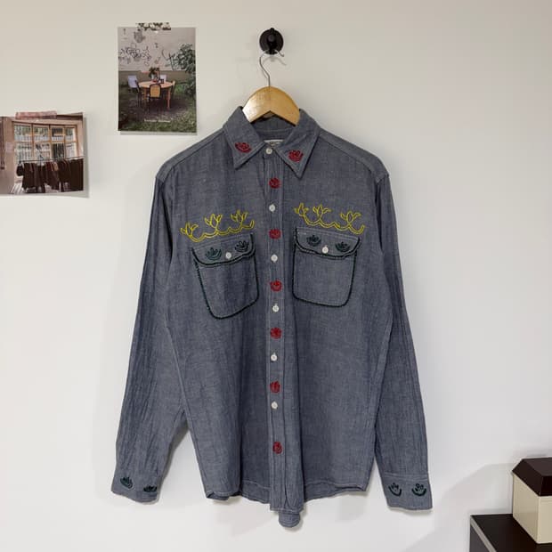 [L] 70s JC Penny Bigmac 샴브레이셔츠