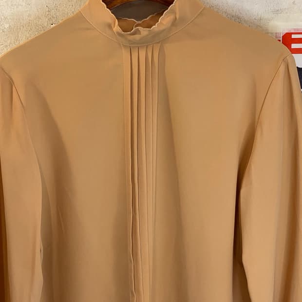 Japan vintage 하이넥셔츠 블라우스