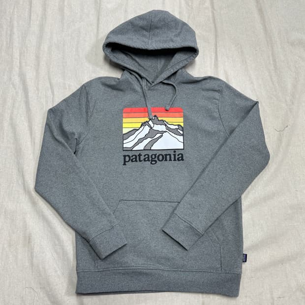 파타고니아 리짓 업라이절 그레이 후드 M