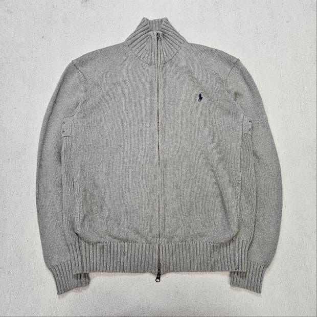 폴로 랄프 로렌 코튼 니트 집업 L