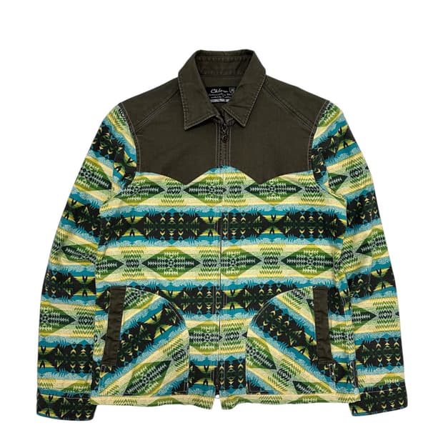 Chlora 패턴 집업 자켓