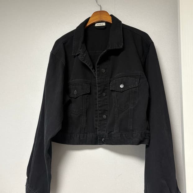흑청자켓 블랙데님자켓 블랙자켓 청자켓