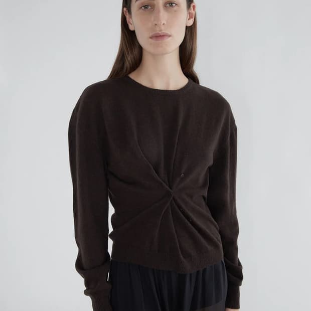 [XS,S,M]팔로마울 Clor 버튼 니트/브라운