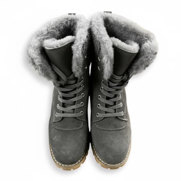 UGG 워커 털 부츠 38 (한국사이즈245)