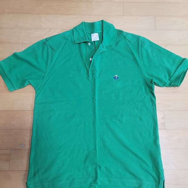 정품 브룩스브라더스 그린 반팔 폴로티