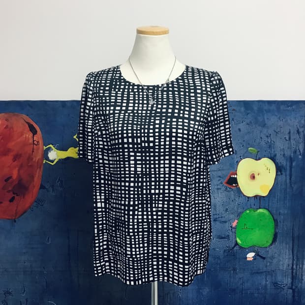 B11) Trussardi Japan Vintage Blouse