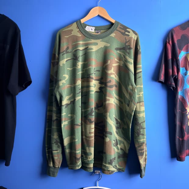 (XL) 90s 빈티지 우드랜드 롱슬리브