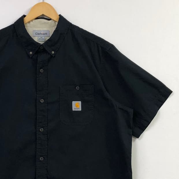 XL 칼하트 블랙 워크 셔츠