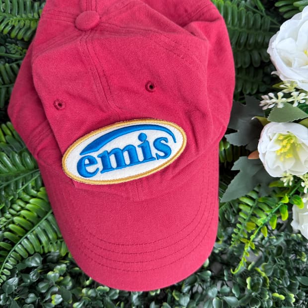 emis 빨간색 캡모자