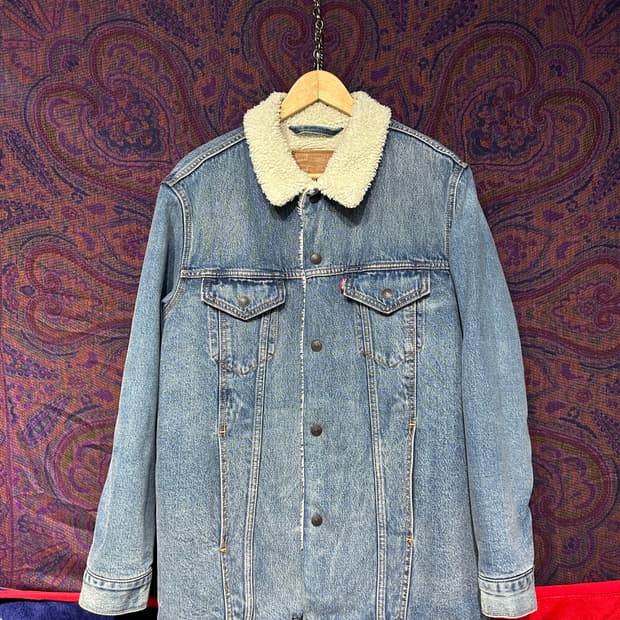 리바이스 프리미엄 빅E 데님 양털 자켓
