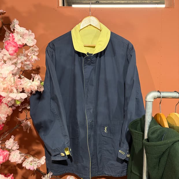 입생로랑 리버시블 양면 자켓
