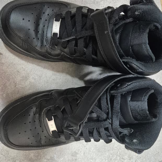 나이키 에어포스 블랙 하이