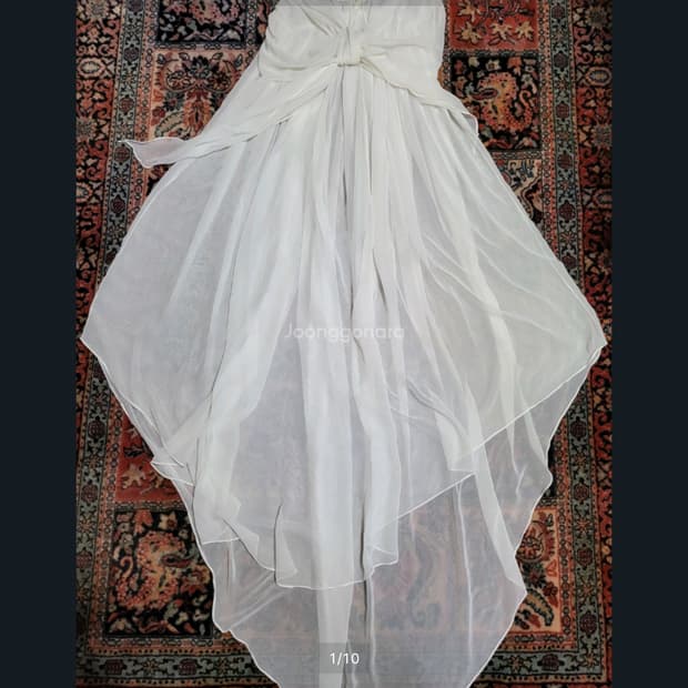 명품 수입 잠옷 나이트 웨어 Jonquil 시쓰루 화이트 