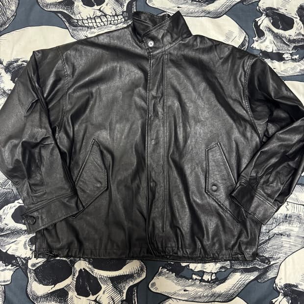 파르티멘토 비건 와이드핏 가죽자켓 L사이즈