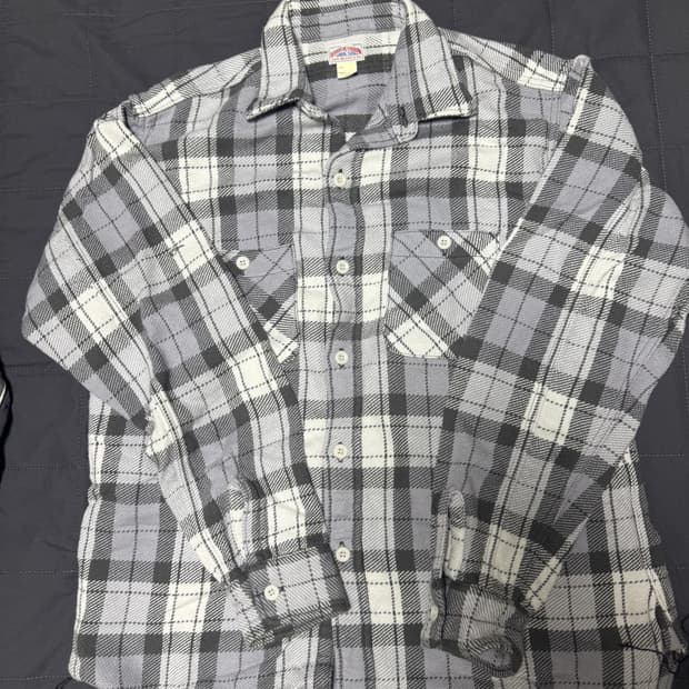 8HU BLOCK CHECK SUMMER FLANNEL SHIRT