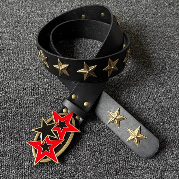 Vintage opium st star belt 