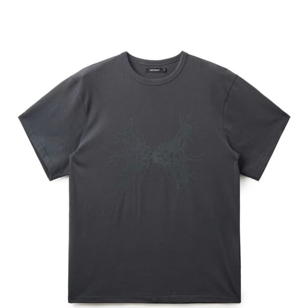 해칭룸 Abstract H Tee Blue Charcoal