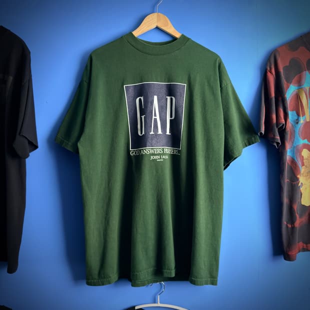 (2XL) 90s 지저스 GAP 패러디 티셔츠