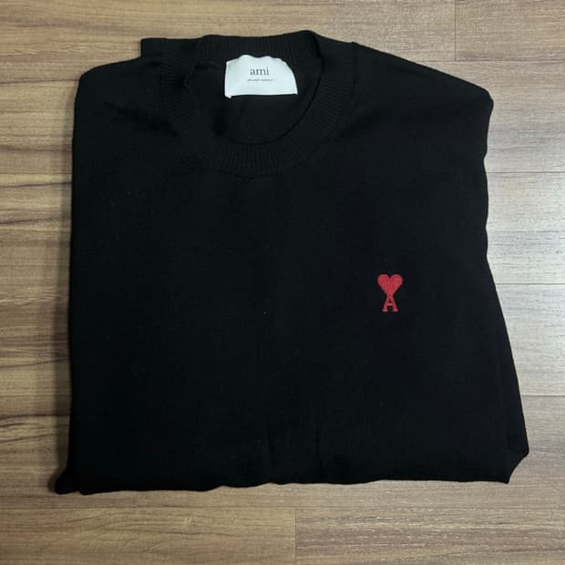 아미 스몰로고 니트