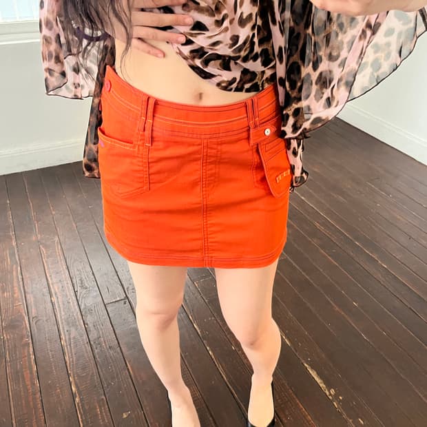 비비드 스커트 팬츠