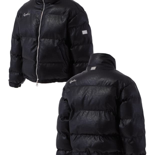 새상품 M 짐브로 헤비 레더 패딩