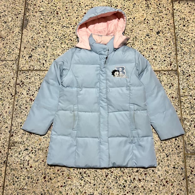 베티붑(betty boop) 스카이블루 패딩 자켓